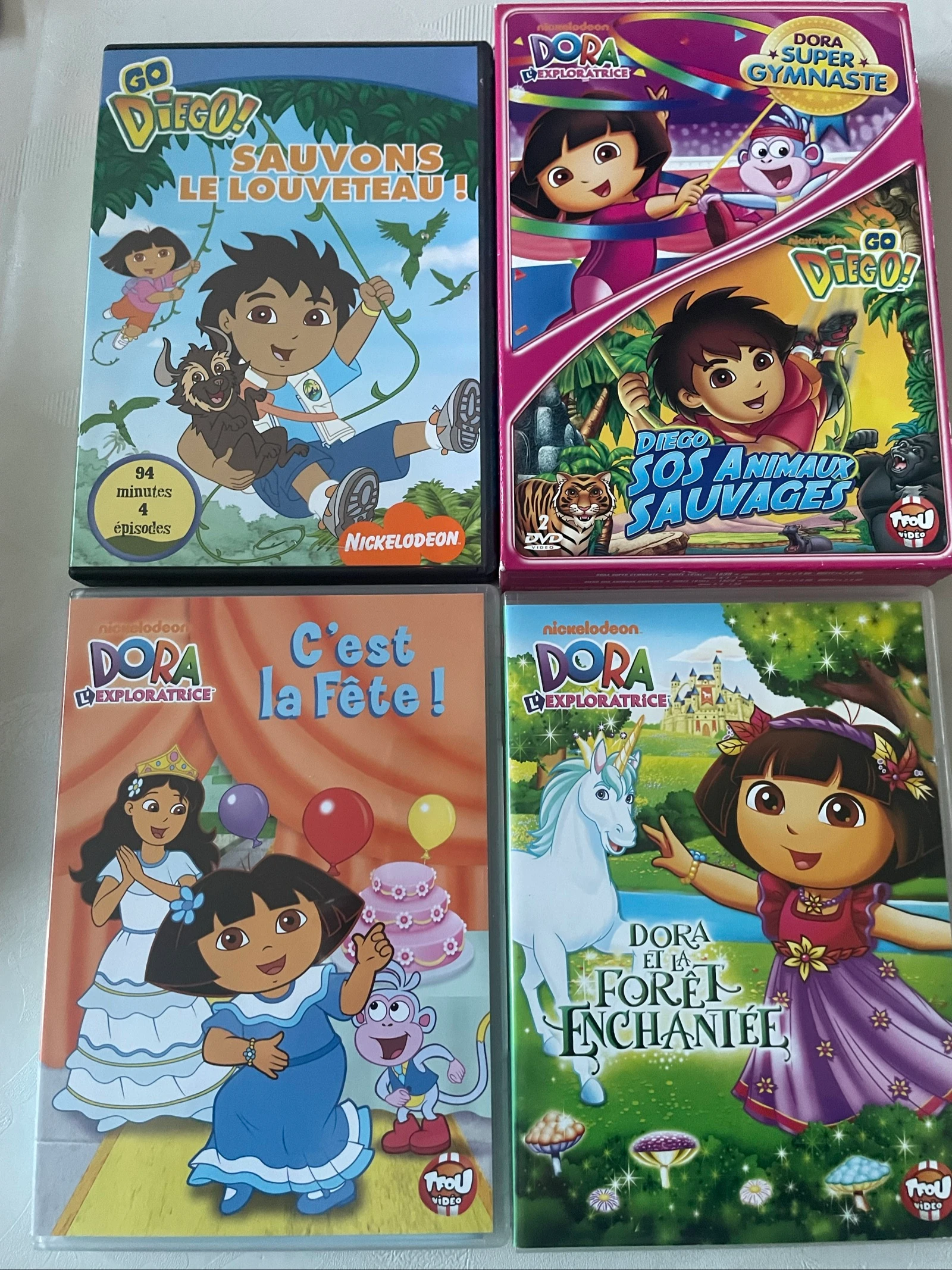 Lot DVD dora